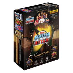 קלפים ליגת האלופות 2026 שחור - MATCH ATTAX MEGA TIN GLADIATOR SPARTAN #3