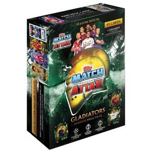 קלפים ליגת האלופות 2026 ירוק - MATCH ATTAX MEGA TIN GLADIATOR WARRIORS #2