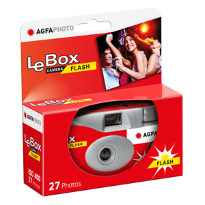 מצלמת פילם חד-פעמית עם פלאש (27 תמונות) Agfa LeBox