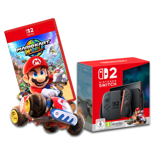 Nintendo Switch 2 + Mario Kart World Bundle נינטנדו 