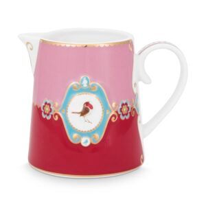 Love Birds סט 4 חלבון 270 מ”ל אדום-ורוד