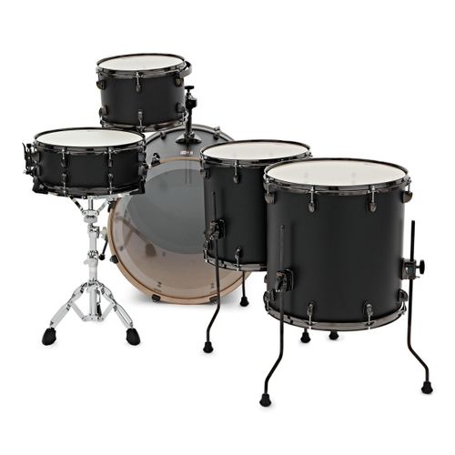 מערכת תופים 5 חלקים(12,14) 22 Premier Heavy R| Matte Blac