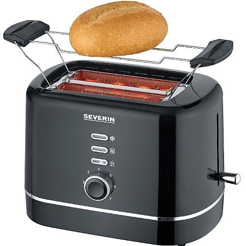 מצנם 2 פרוסות שחור SEVERIN