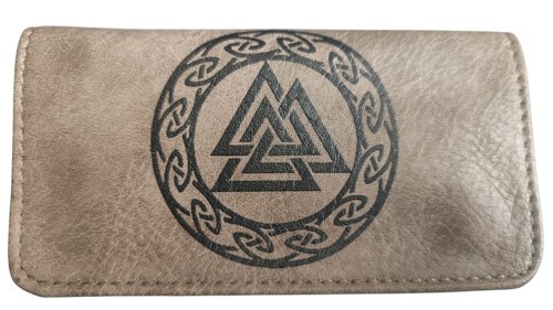 קייס בינוני לטבק ואביזרי גלגול – Valknut Symbol Tobacco Case