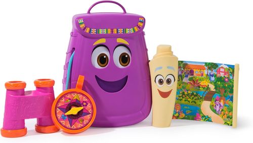 דורה החוקרת: תרמיל הרפתקאות עינים זזות עם 3 אביזרים