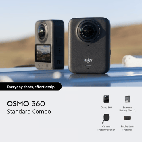 מצלמת אקסטרים DJI Osmo 360 Standard Combo 8K