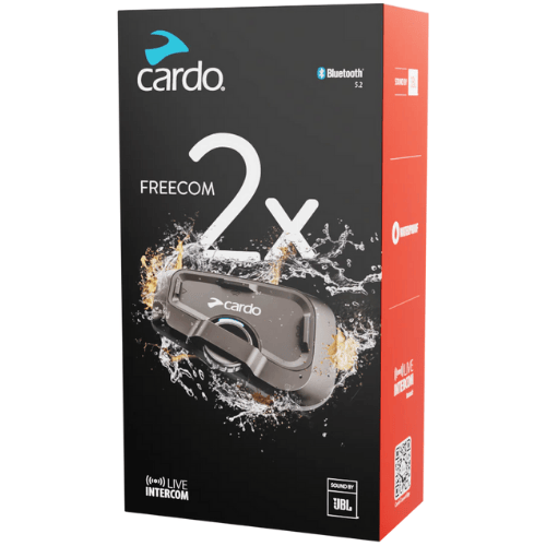 ‏דיבורית לקסדת אופנוע Cardo Freecom 2X Sound by JBL 