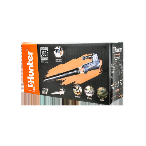 מפוח עלים נטען 180W 18V סוללה 2Ah 