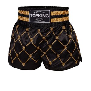מכנסי TOP KING שחור זהב 