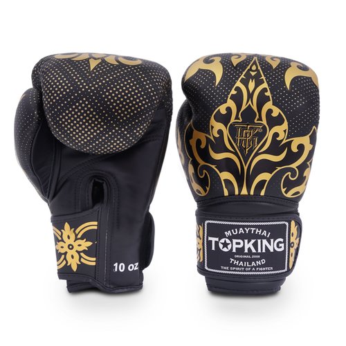 כפפות איגרוף TOP KING BLACK KANOK