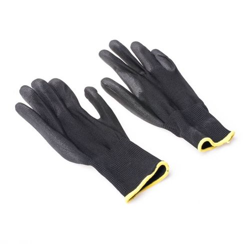 12 זוגות כפפות פוליאסטר מידה XL