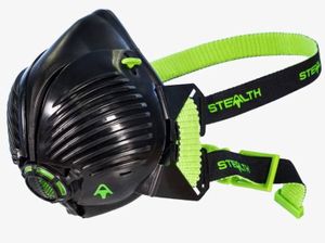 STEALTH P3 - מסכת חצי פנים מקצועית P3 להגנה מאבק, רסס ואדים רעילים כולל זוג מסננים EN140 מידה S/M