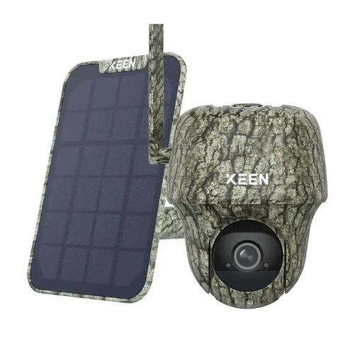 מצלמת אבטחה חיצונית 8MP – סולארית וסלולרית, הסוואה צבאית  דגם: Ranger GO + Dual Solar Panel