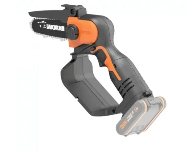 מסור שרשרת "5 20V+ סוללה 2A + מטען מהיר  WG324E 20V