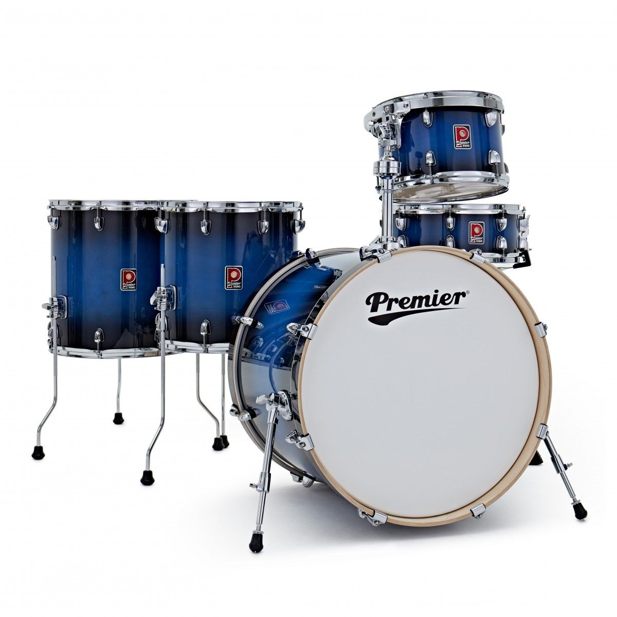 סט של 5 תופים "22 מבית Premier סדרה Artist בצבע Indigo Burst