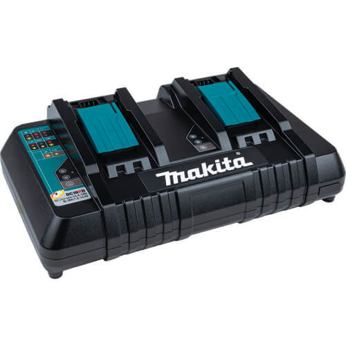 מטען סוללות כפול 18V דגם DC18RD מקיטה Makita