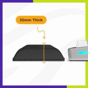 משענת יד ארגונומית עם כיסוי בד למקלדת Glorious Full Size 100% בגודל 102X455 מ”מ