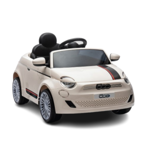פיאט 500 ממונע 12V לבן שמנת FIAT 500