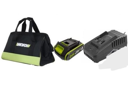 טרימר נטען 20 וולט  WORX WU560.9.1 [ סוללה + מטען  ]