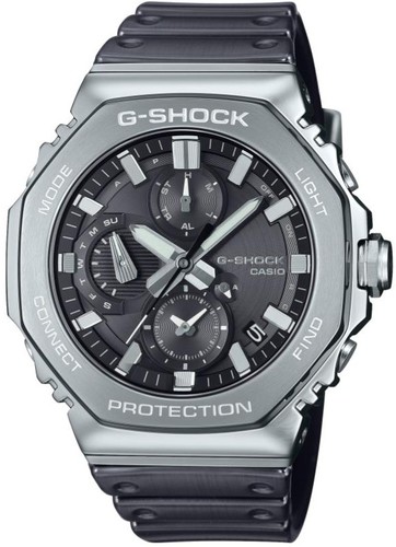 CASIO GMC-B2100Y-1A CARBON סולארי ובלוטוס מתכתי 