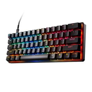 מקלדת גיימינג מכאנית חוטית SteelSeries Apex Pro Mini Gen 3 בגודל 60% עם מתגים מגנטיים מהירים