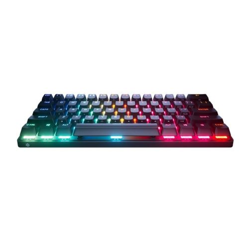 מקלדת גיימינג מכאנית חוטית SteelSeries Apex Pro Mini Gen 3 בגודל 60% עם מתגים מגנטיים מהירים