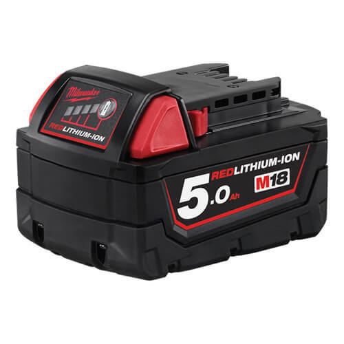 סוללת ליתיום 5 אמפר 18V 5AH מילווקי Milwaukee