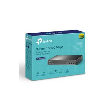 Mercusys MS110P 10 יציאות 10/100Mbps מתג שולחני עם 8 יציאות PoE+