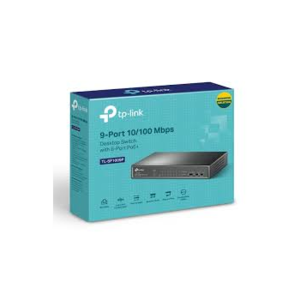 Mercusys MS110P 10 יציאות 10/100Mbps מתג שולחני עם 8 יציאות PoE+
