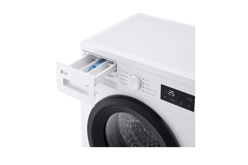 מכונת כביסה 8 ק"ג עם אדים ומנוע Direct Drive  LG F84N15WHS