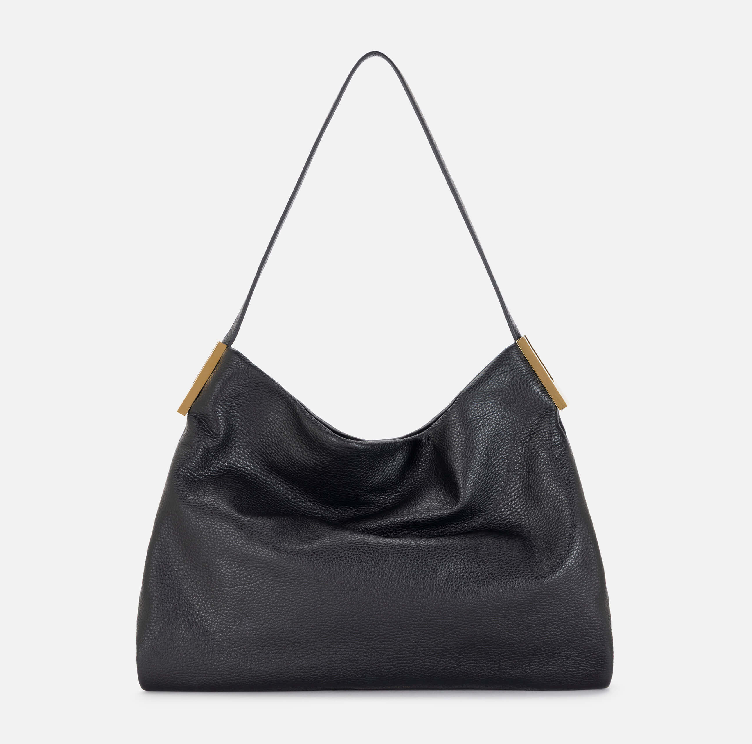 Leather tote bag