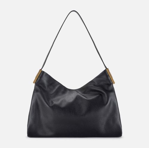 Leather tote bag