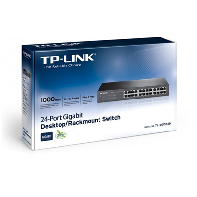 מתג שולחני TP-Link TL-SG1024D 24 Ports Gigabit 10/100/1000Mbps