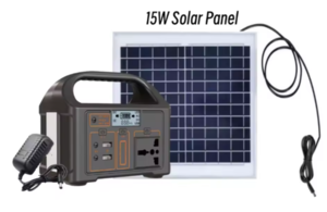 תחנת כח ניידת 100W דגם EL-7100 + פאנל סולארי 15W מבית אלקטרו חנן