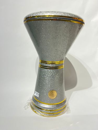 דרבוקה מקצועית סומבטית 23 - ג'ווהרט אל פאן GLITTER אפור נצנצים