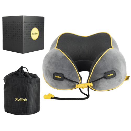 כרית Ergonomic Memory Foam לצוואר בנרתיק נשיאה מבית המותג Rollink - 