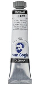 צבע שמן 20 מ"ל Titan. White (linseed oil) 118 V. Gogh
