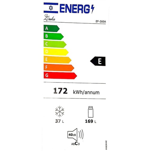 מקרר 260 ליטר SACHS EF-260T