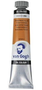 צבע שמן 60 מ"ל Transparent Oxide Yellow 265 Van Gogh 