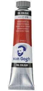 צבע שמן 60 מ"ל Transparent Oxide Red 378 Van Gogh Royal Talens