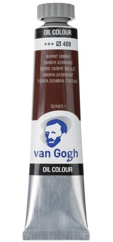 צבע שמן 200 מל Burnt Umber 409 Van Gogh