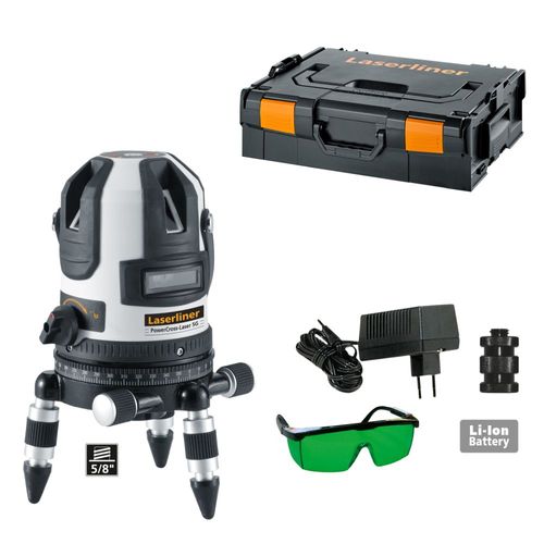 מאזנת לייזר LASERLINER PowerCross-Laser 5G מק