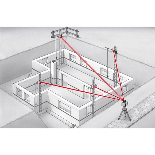 לייזר מסתובב LASERLINER Cubus 110S מק