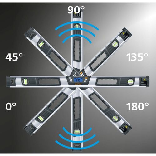 פלס לייזר אלקטרוני דיגיטאלי LASERLINER DigiLevel Laser G80 מק