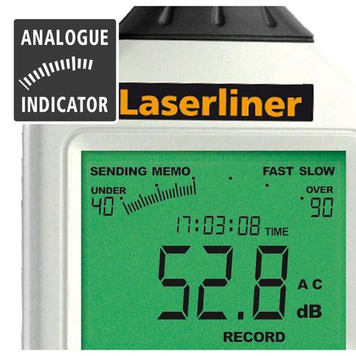 מד עוצמת קול מקצועי LASERLINER Sound Test Master מק