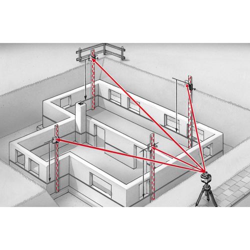 לייזר שיפוע דו צירי דיגיטלי LASERLINER Quadrum DigiPlus 410S מק