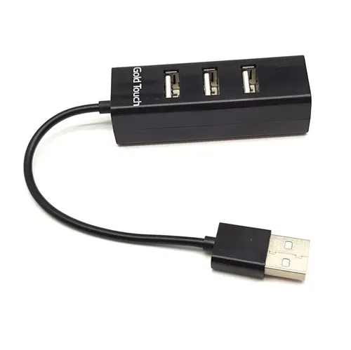 מפצל USB 2.0  ארבע יציאות Gold Touch