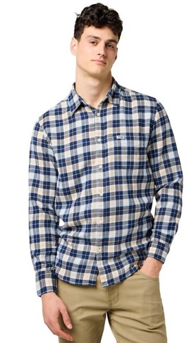 חולצה מכופתרת רנגלר Wrangler 1 PKT SHIRT | גברים 