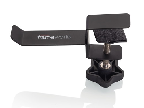 מתלה לאוזניות עם תפסן לשולחן GATOR GFW-HP-HANGERDESK