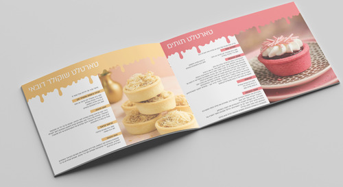 חוברת מתכונים לרעיונות עיצוב ולמילוי טארטלטים